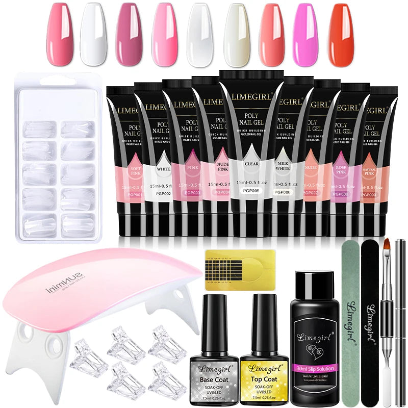 Nail Gel Kit For Quick Extension Nail Art