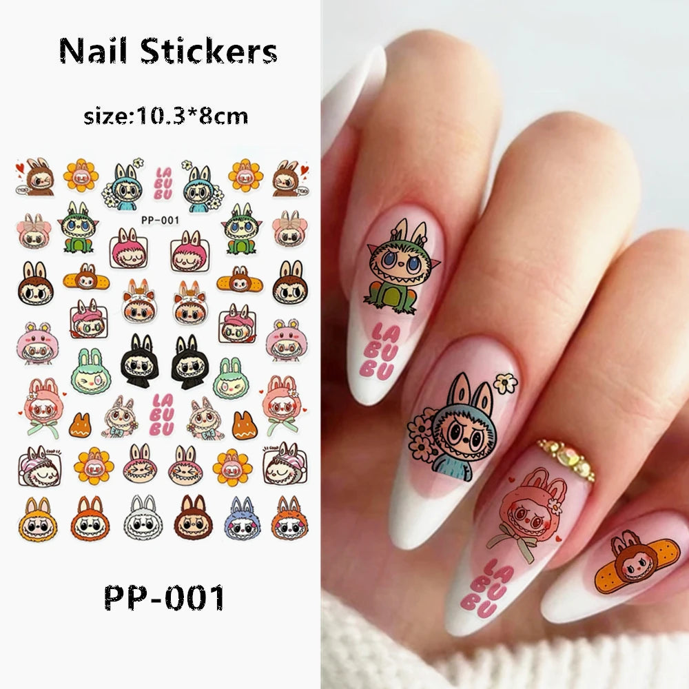 Cute 3 D Nail art Nail sticker