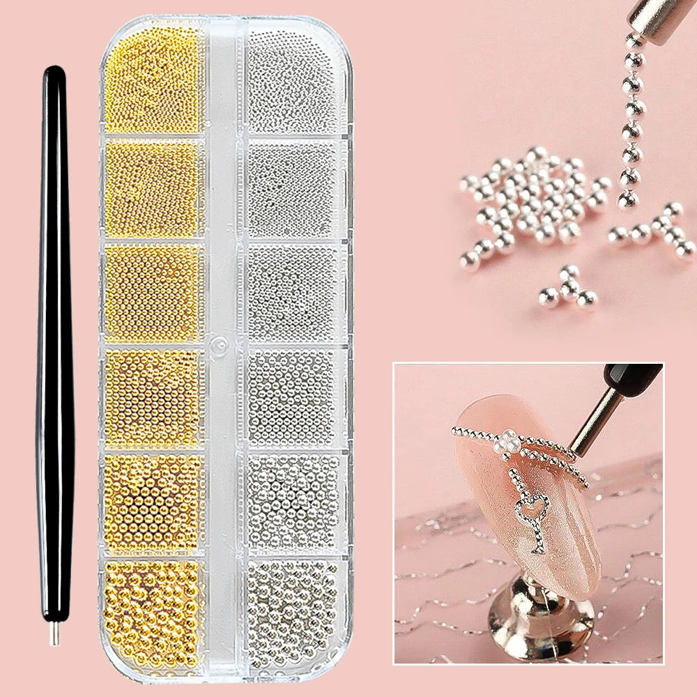 Mini Caviar Beads Nail Art Decorations
