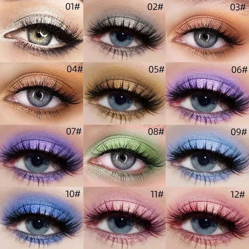 13-Shade Waterproof Liquid Eyeshadow Palette
