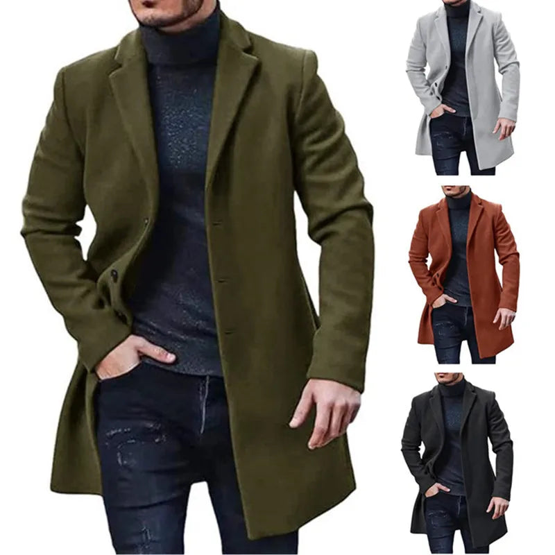 Outerwear Wool Men's Jacket