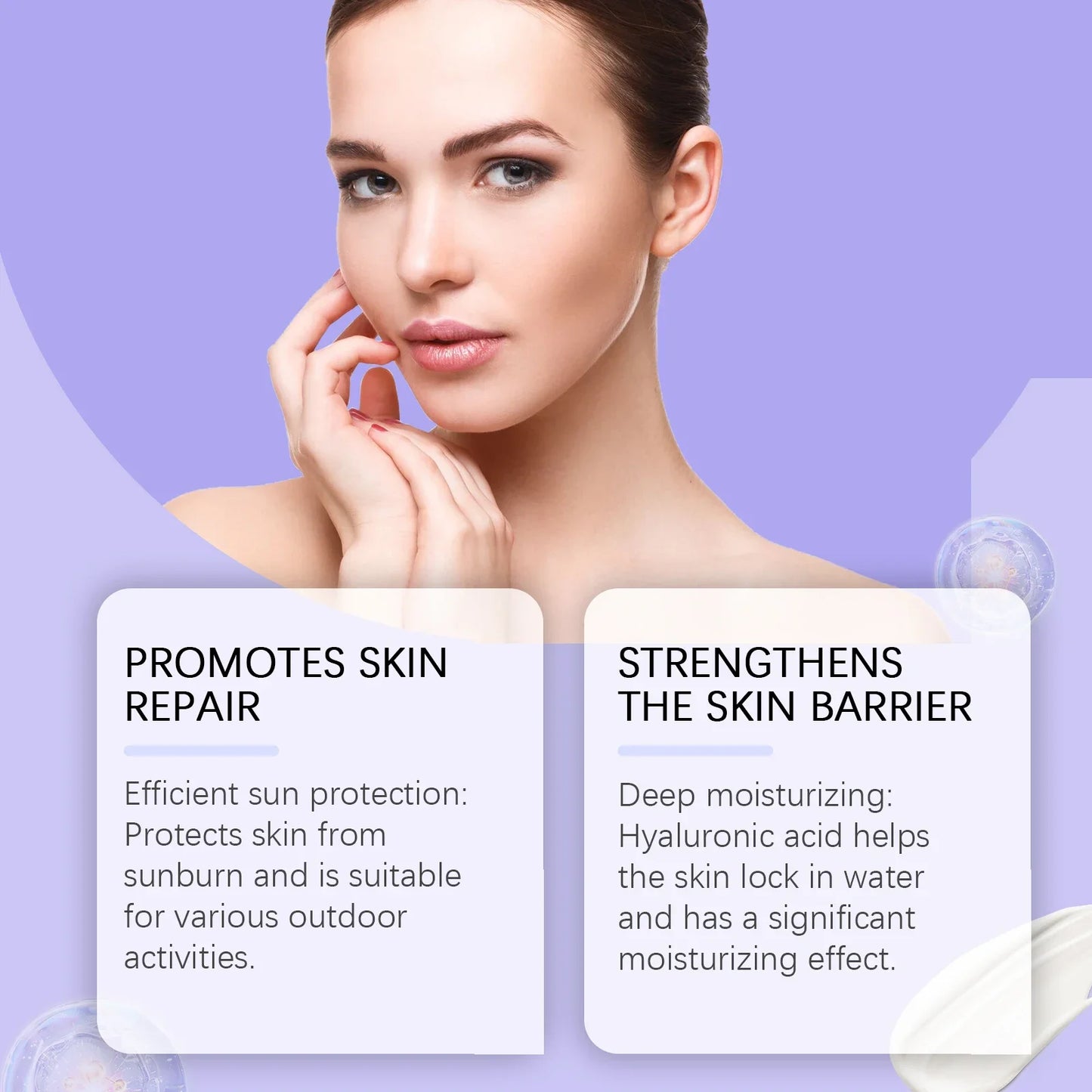 Sunburn Repair Waterproof Moisturizing Oil-Control Cream