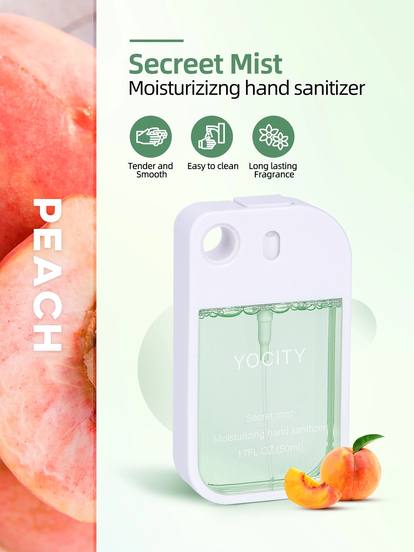 50ml Air Freshener Car Fragrance Spray Fresh Air Long-Lasting Fragrance Bathroom Hotel Valentine's Day Gifts Hand Sanitizer Bott