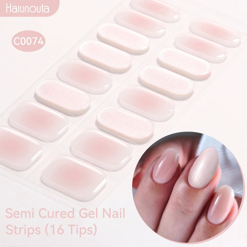 Gradient Semi Cured Gel Nail Strips