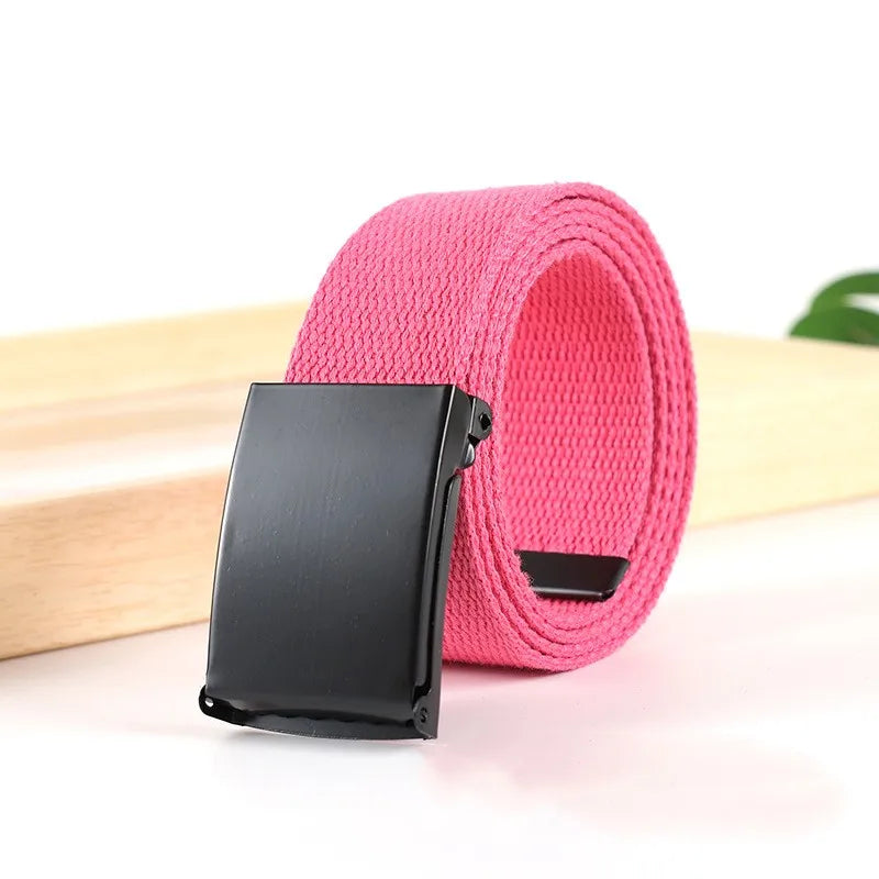 Fashion New Unisex Trousers Canvas Belt