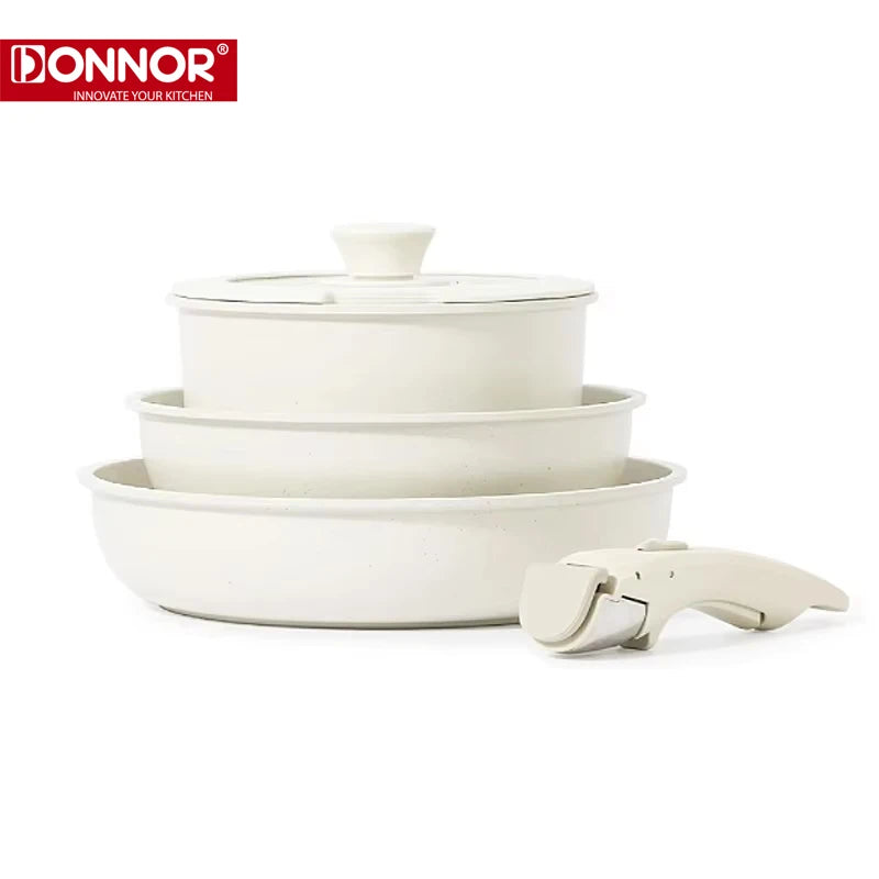 Hot Selling Home Kitchen Non Stick Pot Set Cookware Set Cooking 5pcs Non Stick Cookware Set