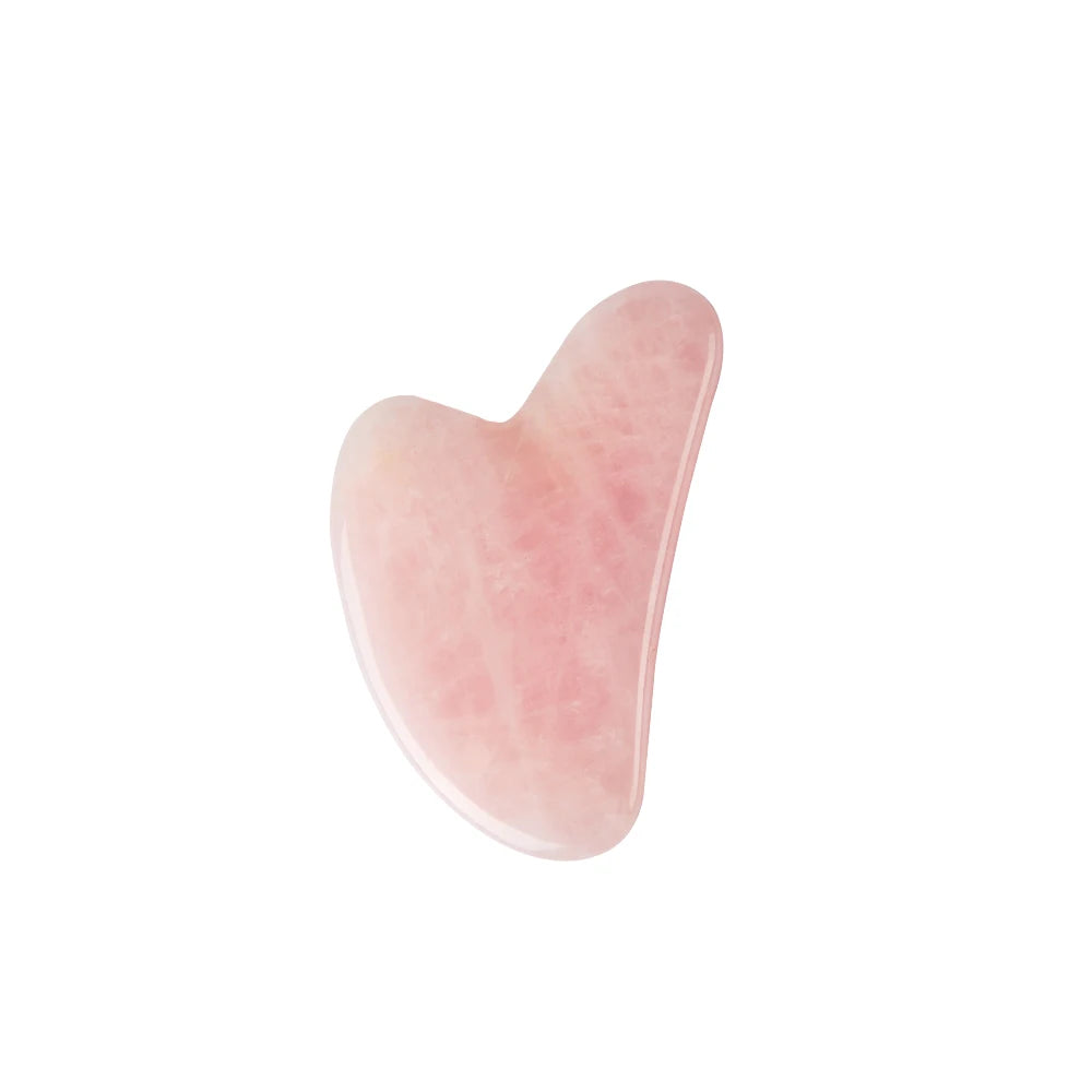 Rose Quartz Gua Sha For Face Massage