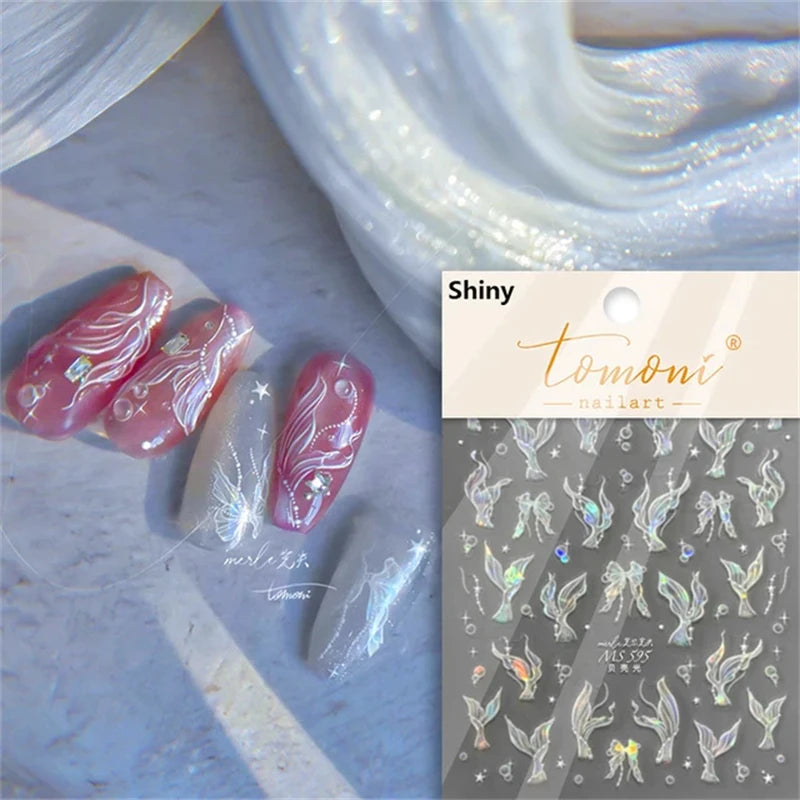 Soft Relief Decoration Nail Art Stickers