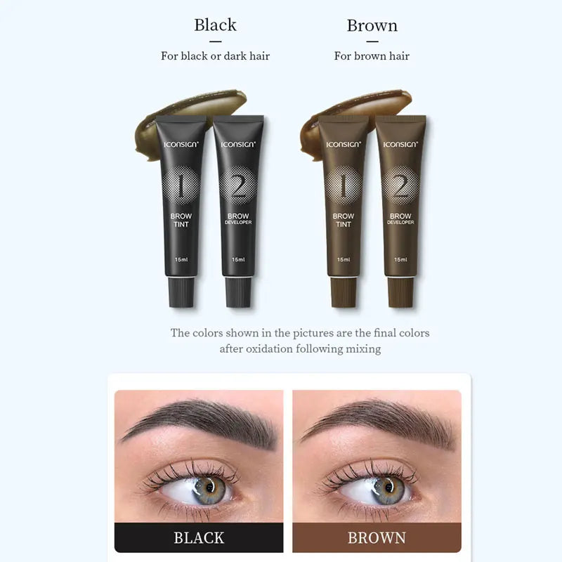 Eyelash Eyebrow Tint Permanent Dye Kit