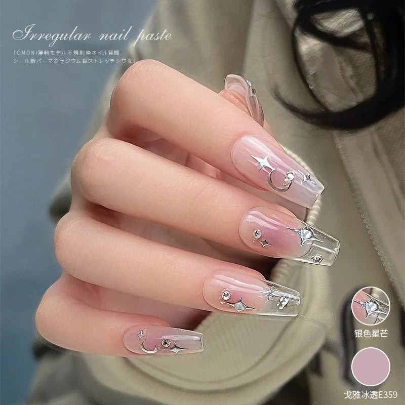 3D Star Nail Art Stickers