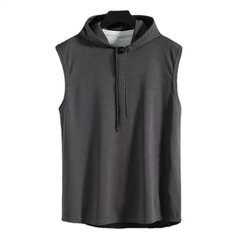 Tank Tops Vest Sleeveless Tees Hooded T Shirt