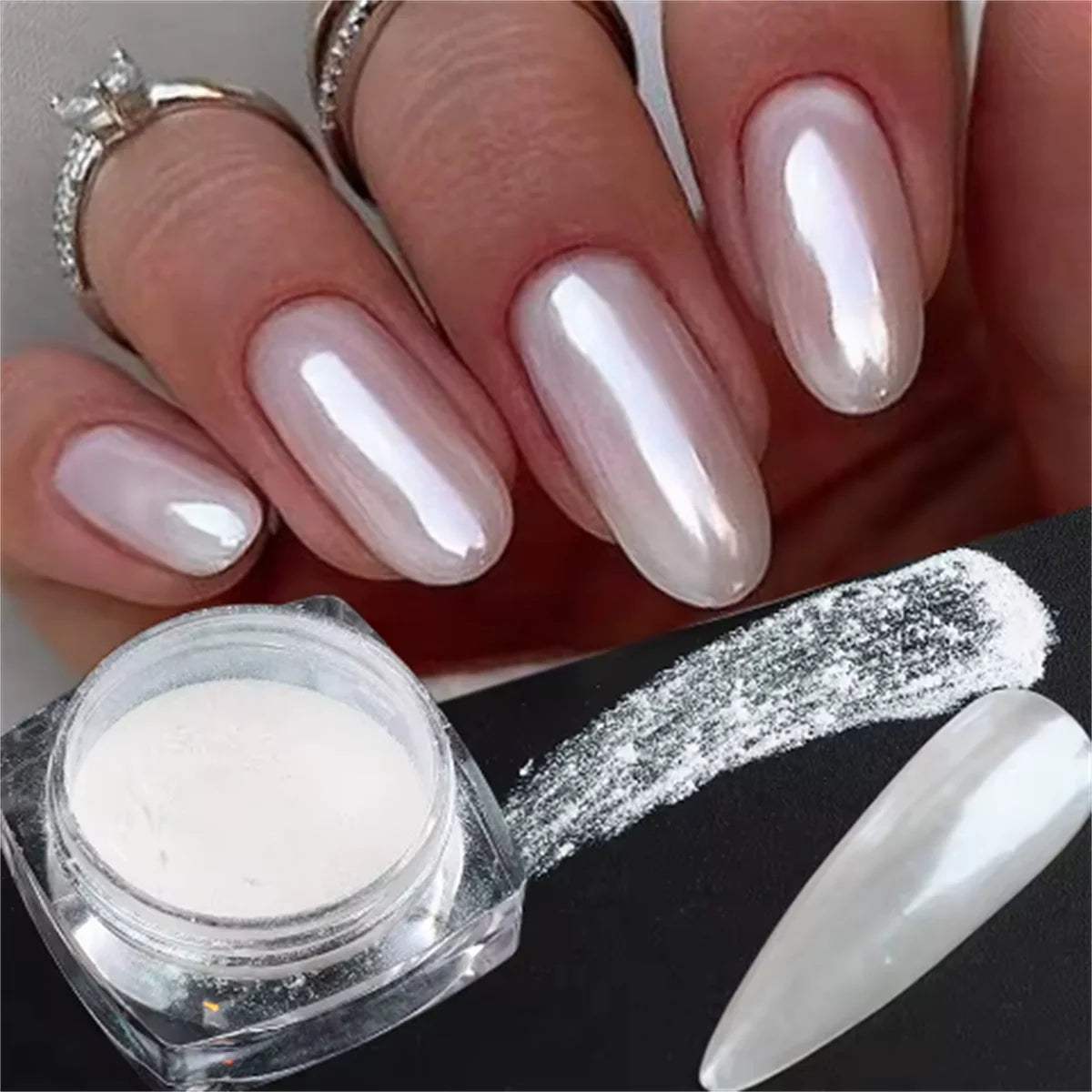 1 Box Moonlight Pearl Mirror Nails Powder