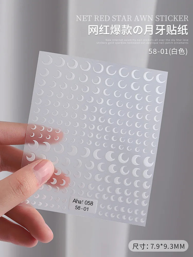 3D Star Nail Art Stickers