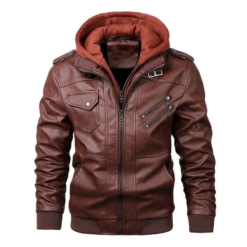 Men's Casual perfect Biker Leather Jackets