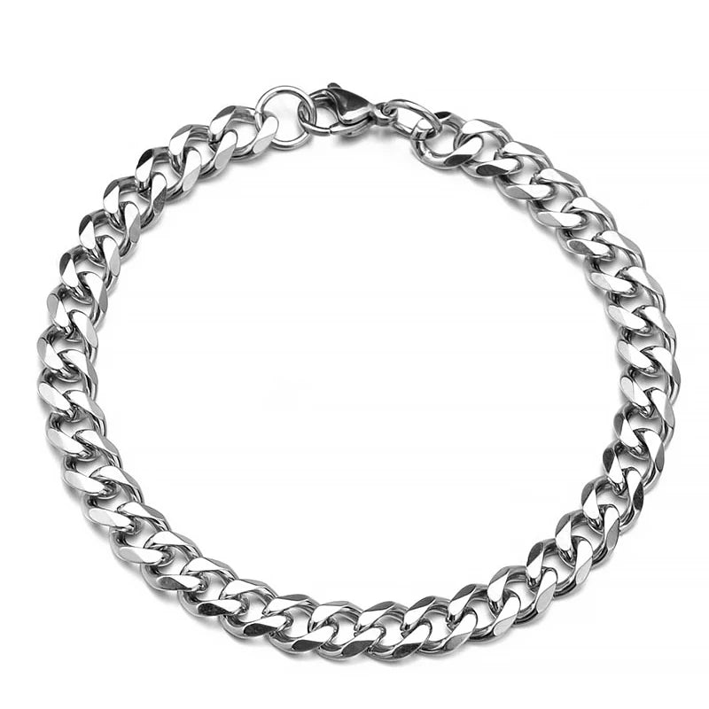 Curb Cuban Chain Bracelet