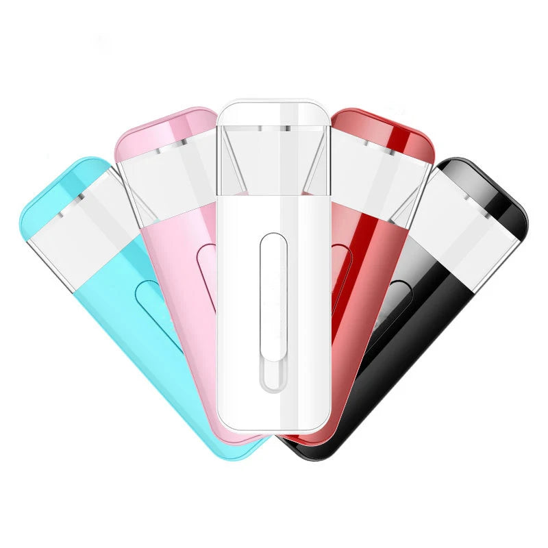 Rechargeable Nano Steam Face Hydrogen Spa Cold Steamer Mist Sprayer Portable Moisturizing Hydro Facial Sprayer