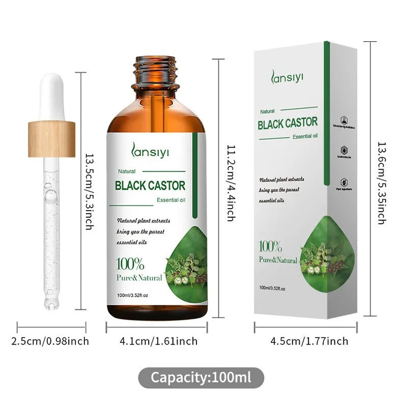 Pure Castor Oil For Hair Growth+Skin