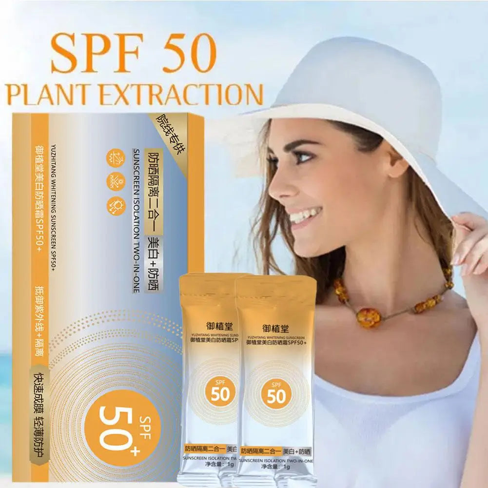 10/50 pcs Mini Sunscreen Travel Size