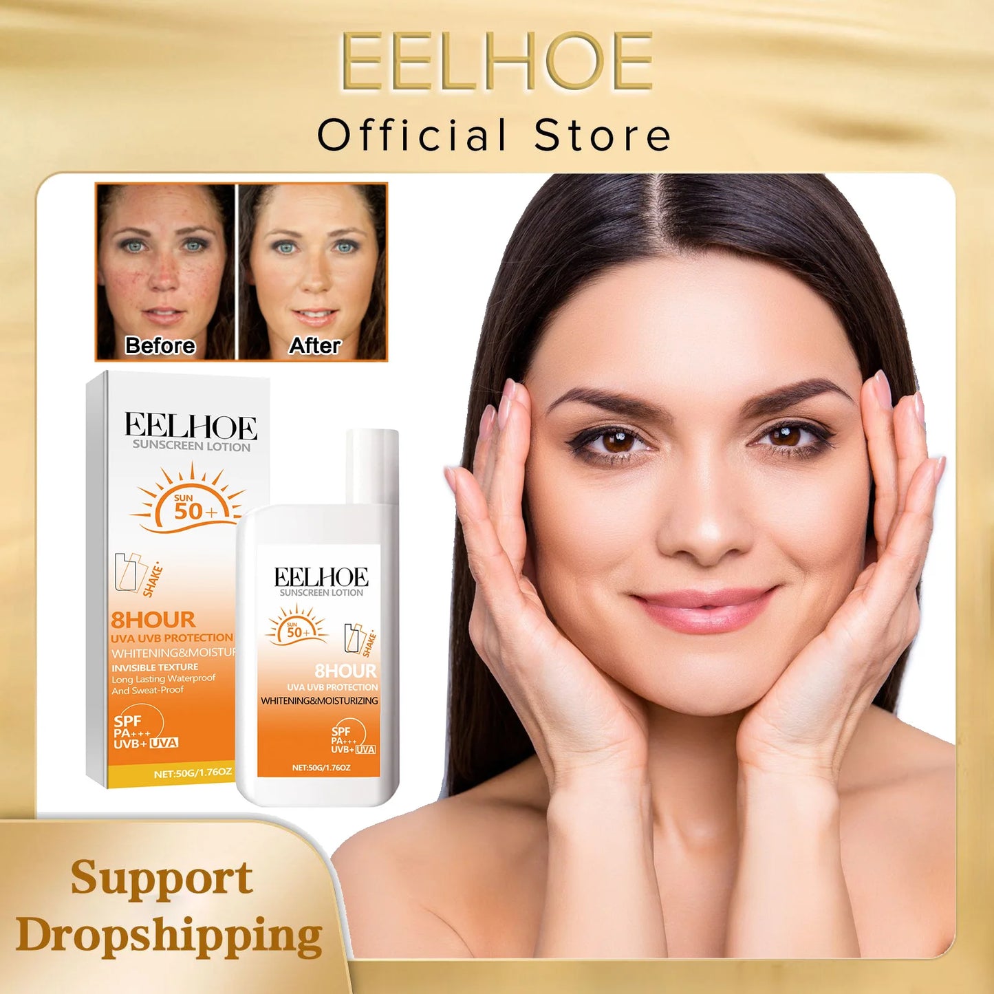 Sunscreen Face Oil Control Sun Tan Lotion