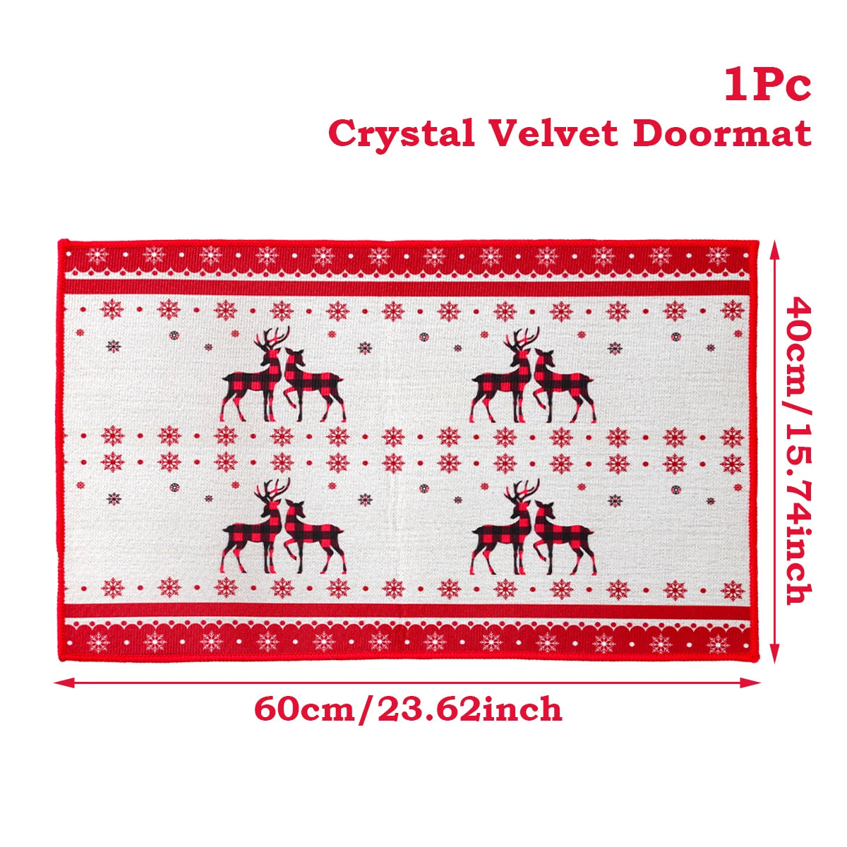 Christmas Door Mat Santa Claus