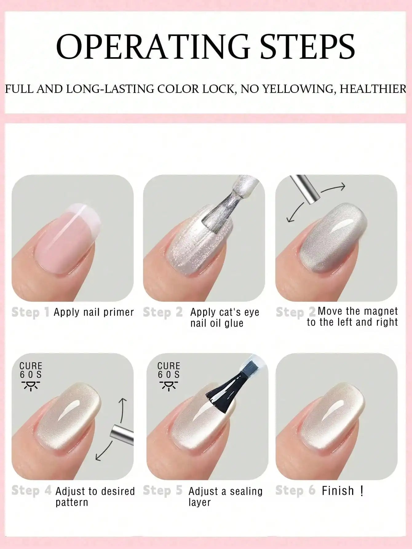 Luxury Coffee Cat's Eye Nail Gel Polish Set