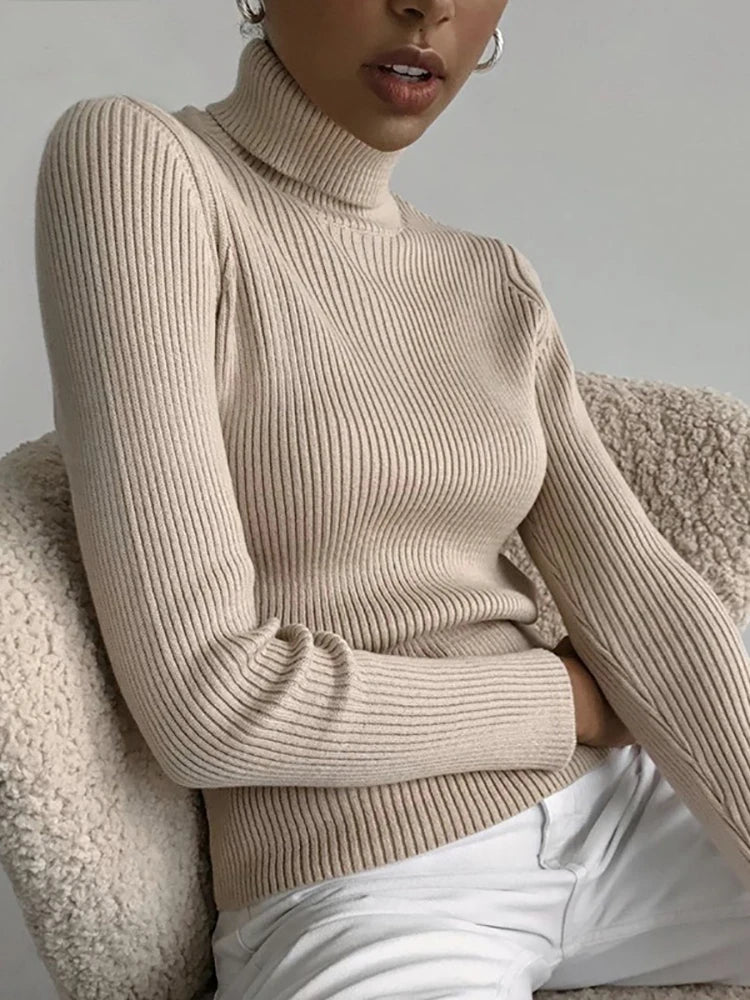 Women Knitted Cashmere Jumpers Soft Sweater