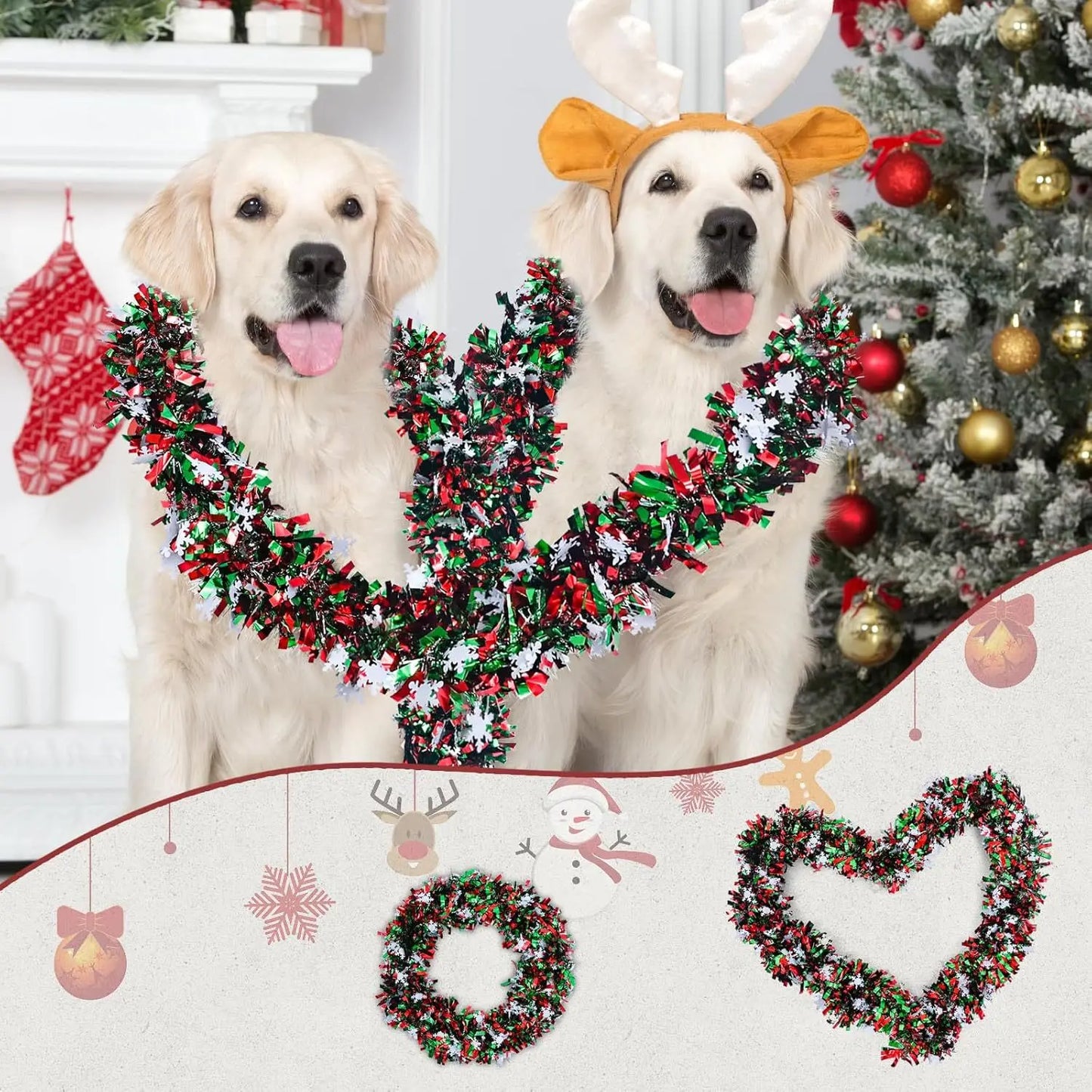 Christmas Snowflake Tree Decoration