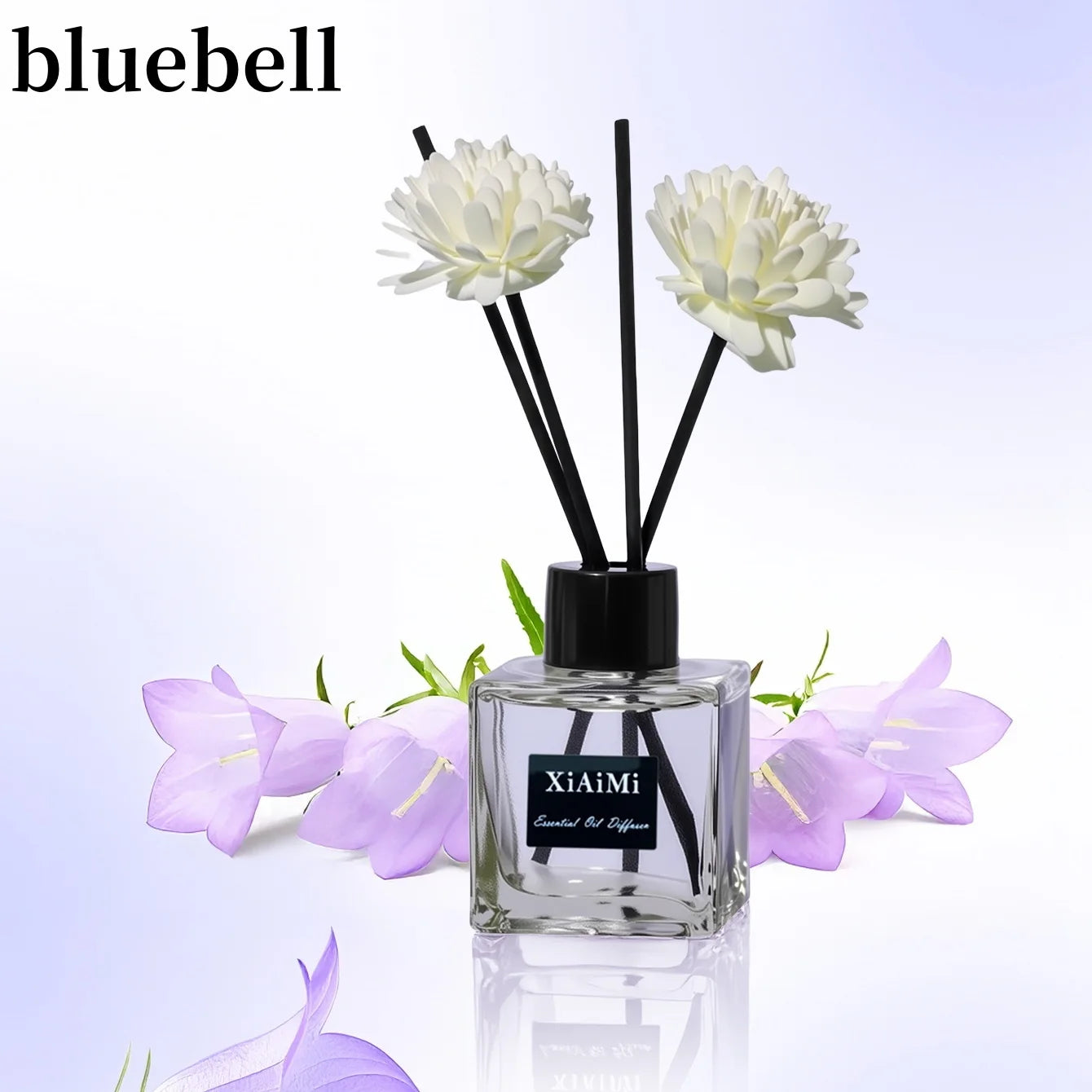 Flameless Home Fragrance Freesia Lavender Aromatherapy Oil with Reed Diffuser Stick Liquid Air Freshener Room Decor Ornaments