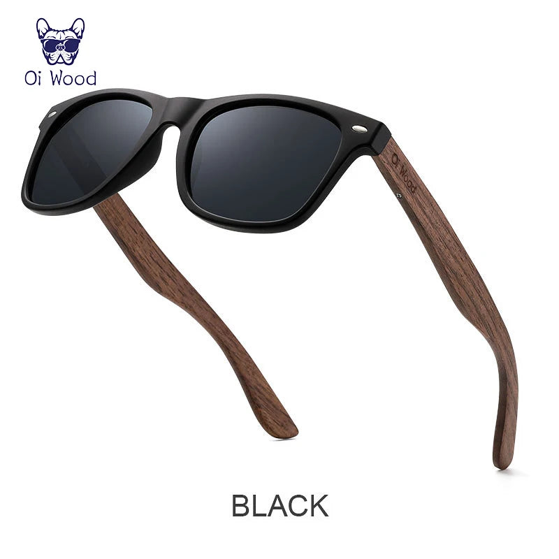 Natural Wooden Polarized Fashion Sun Glasses