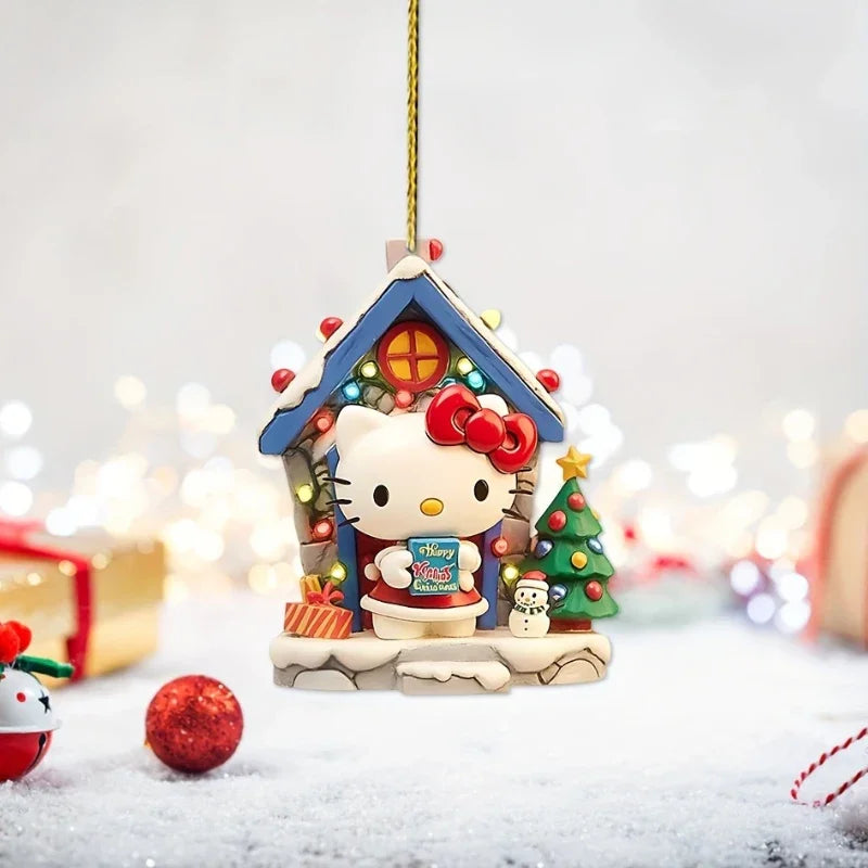 Christmas Theme Acrylic Pendant