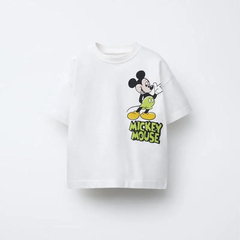 Trendy T-shirt Cartoon Mickey Mouse Base Shirt