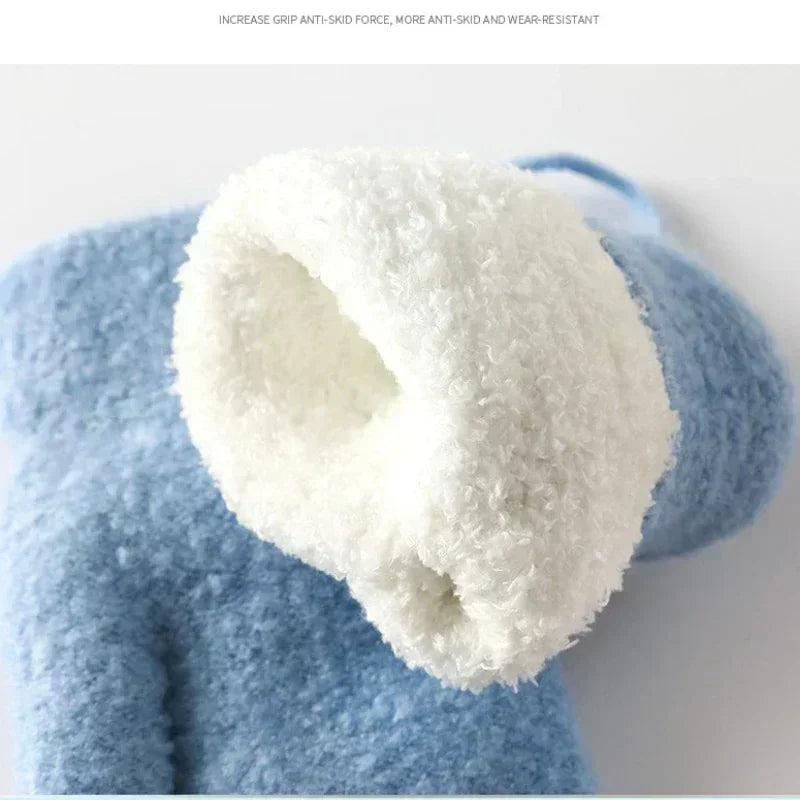 Baby Mohair Plush Thick Gloves