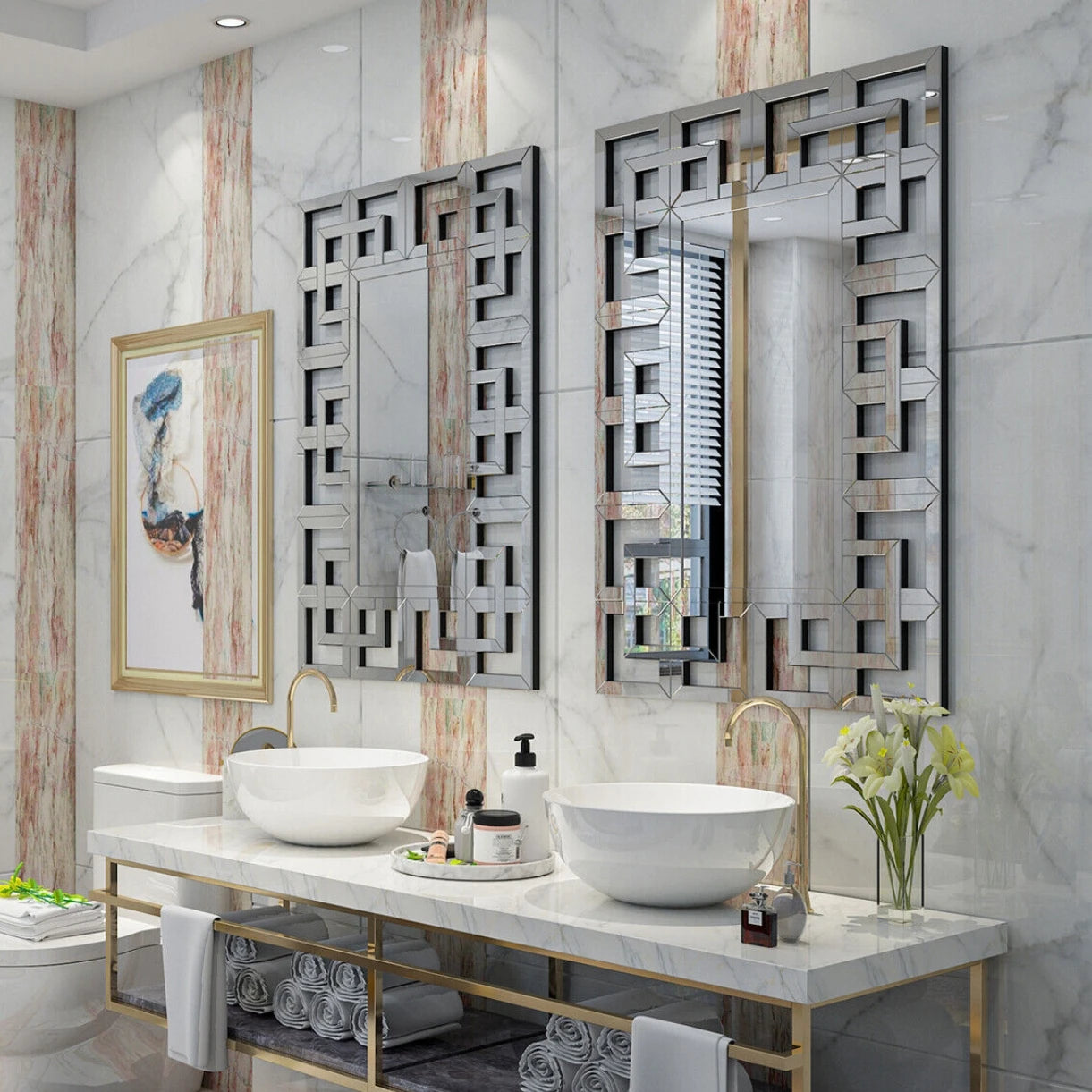 Rectangular Large Wall Mirror