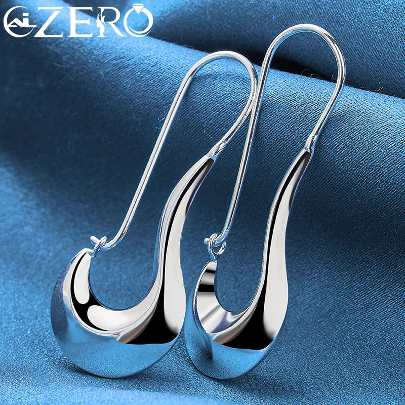 Curved Hook Drop Earrings For Women