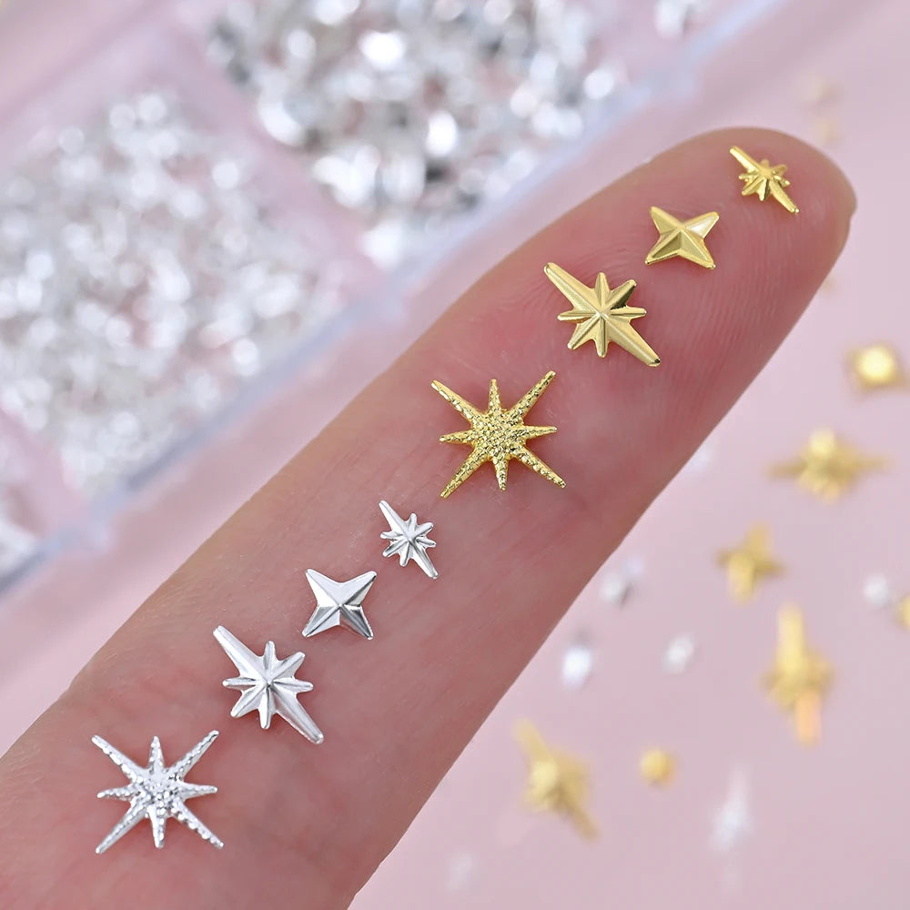 3 D Star/Cross Nail Art