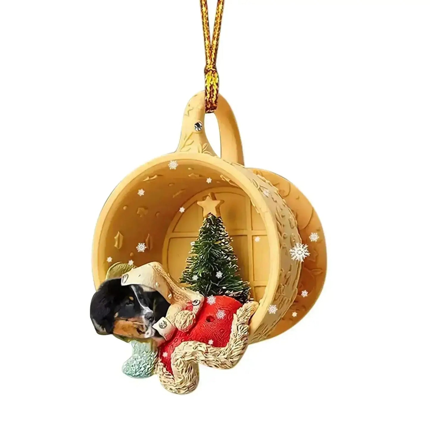 Christmas Tree Pendant Dog Animal Drop
