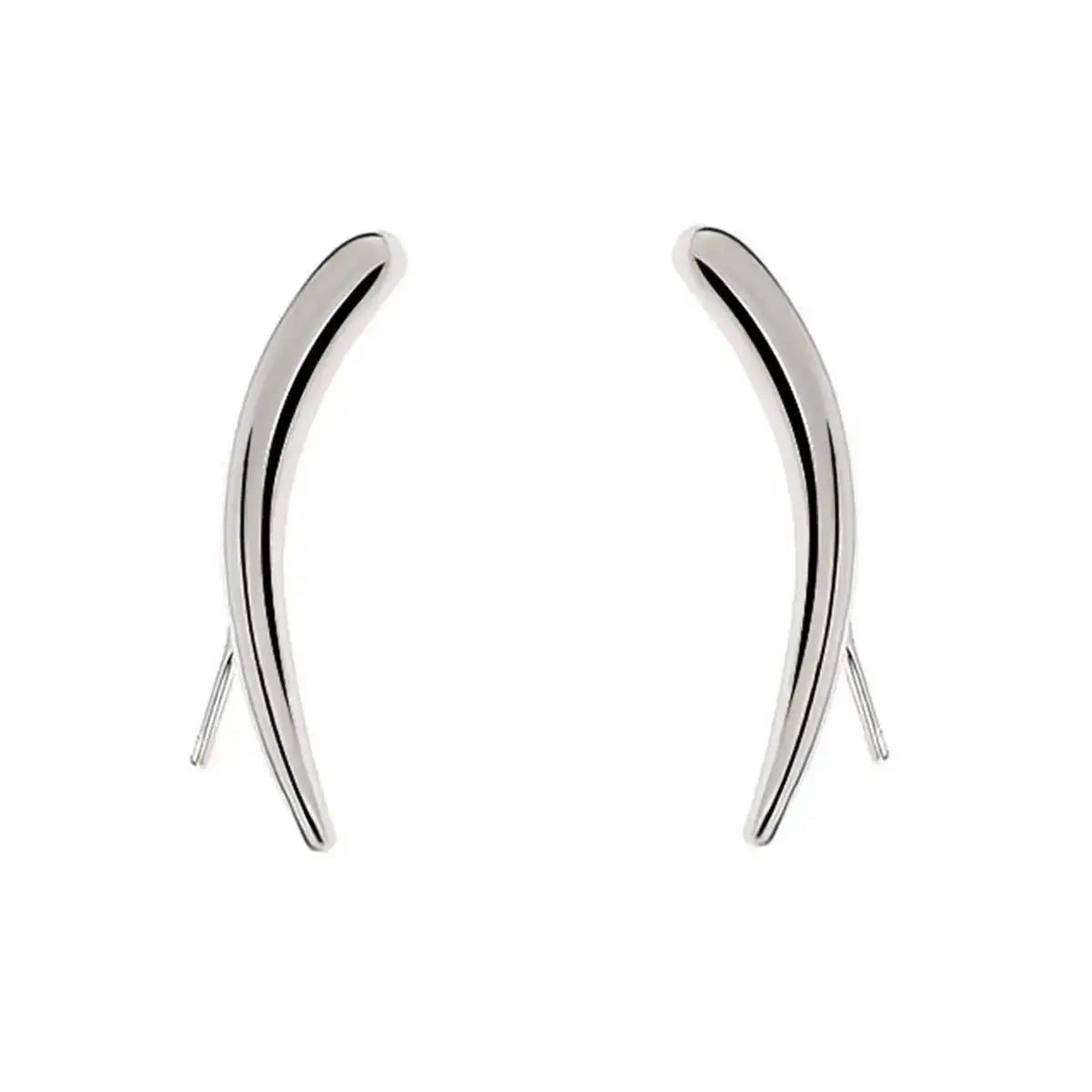Long Dipper Ear Hook Clip on Earrings