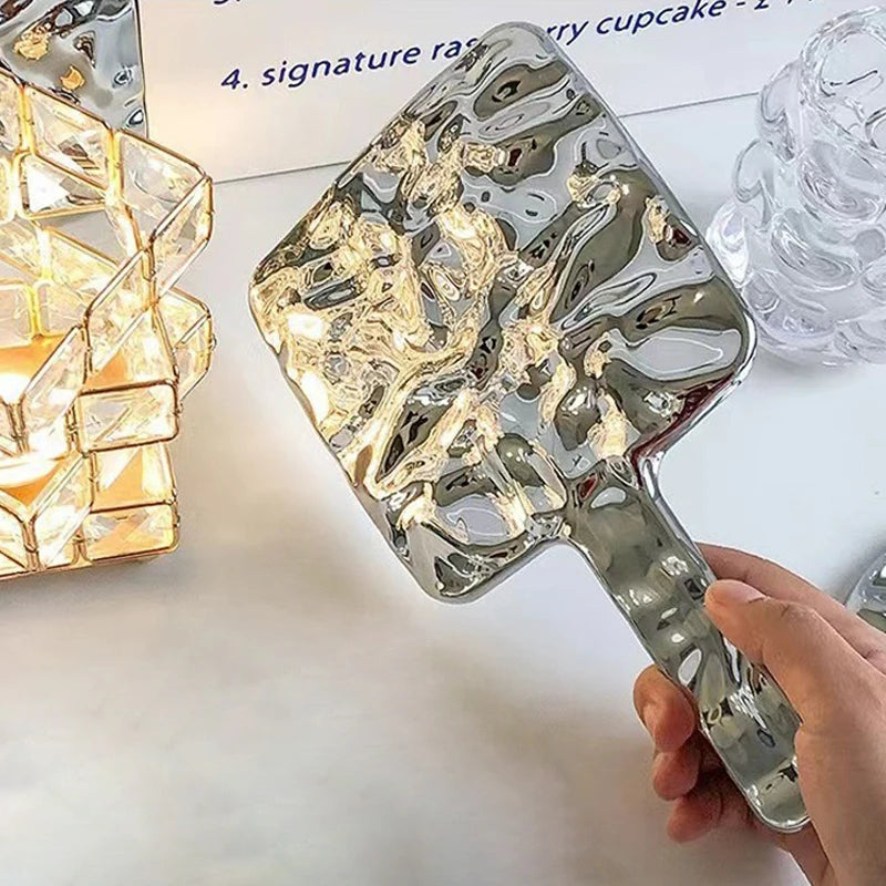 Electroplated Handle Makeup Mirrors
