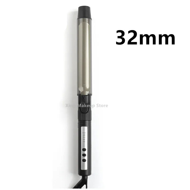 19mm 25mm 32mm Ceramic Hair Curler Automatic Rotating Curling Iron Temperature Display Hair Curler Anti Scalding Professional