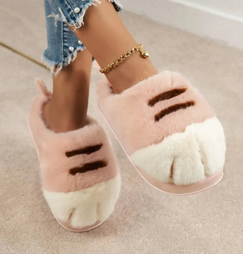 New Adorable Kitty Claw Slippers