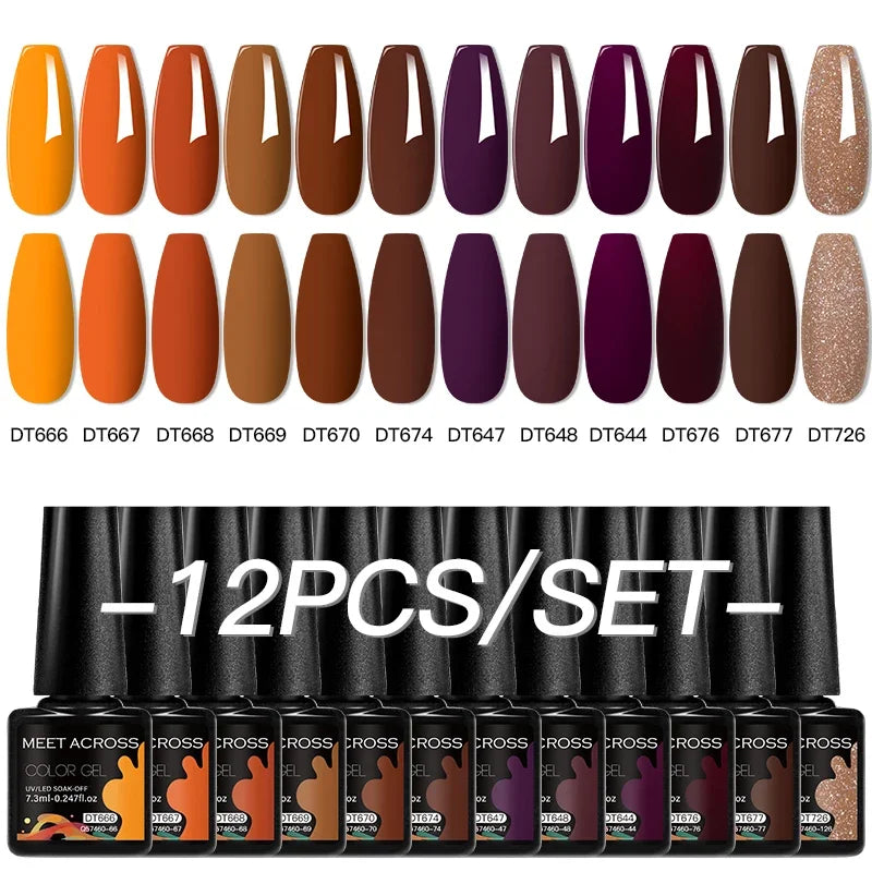 Gel Nail Polish Set UV Gel LED Nail Art