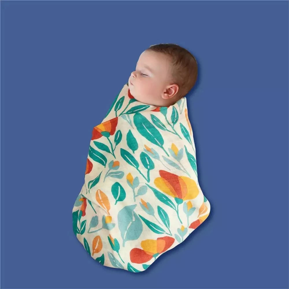 Cute Soft Print Baby Towel Wrap