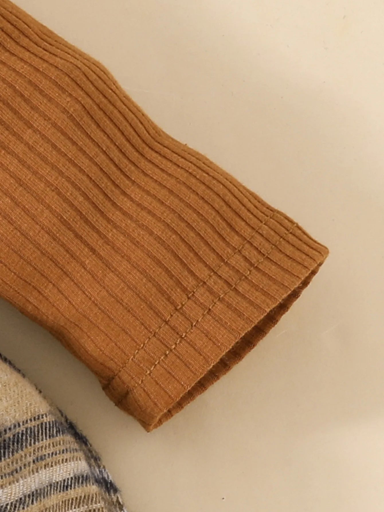 Plaid With Bow Honey Jumpsuit +Headband