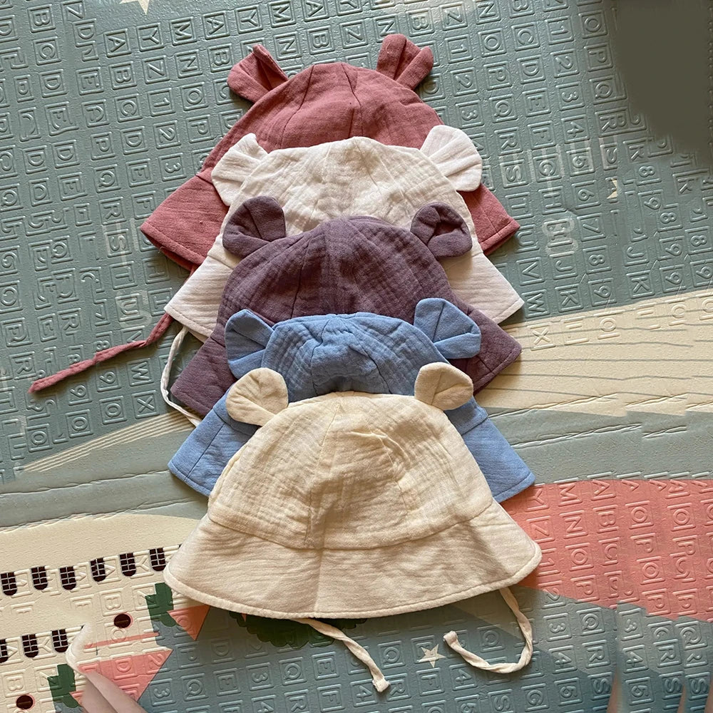 Muslin Cotton Baby Sun Hats