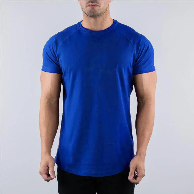 Plain Summer Cotton Breathable T-shirts for Men