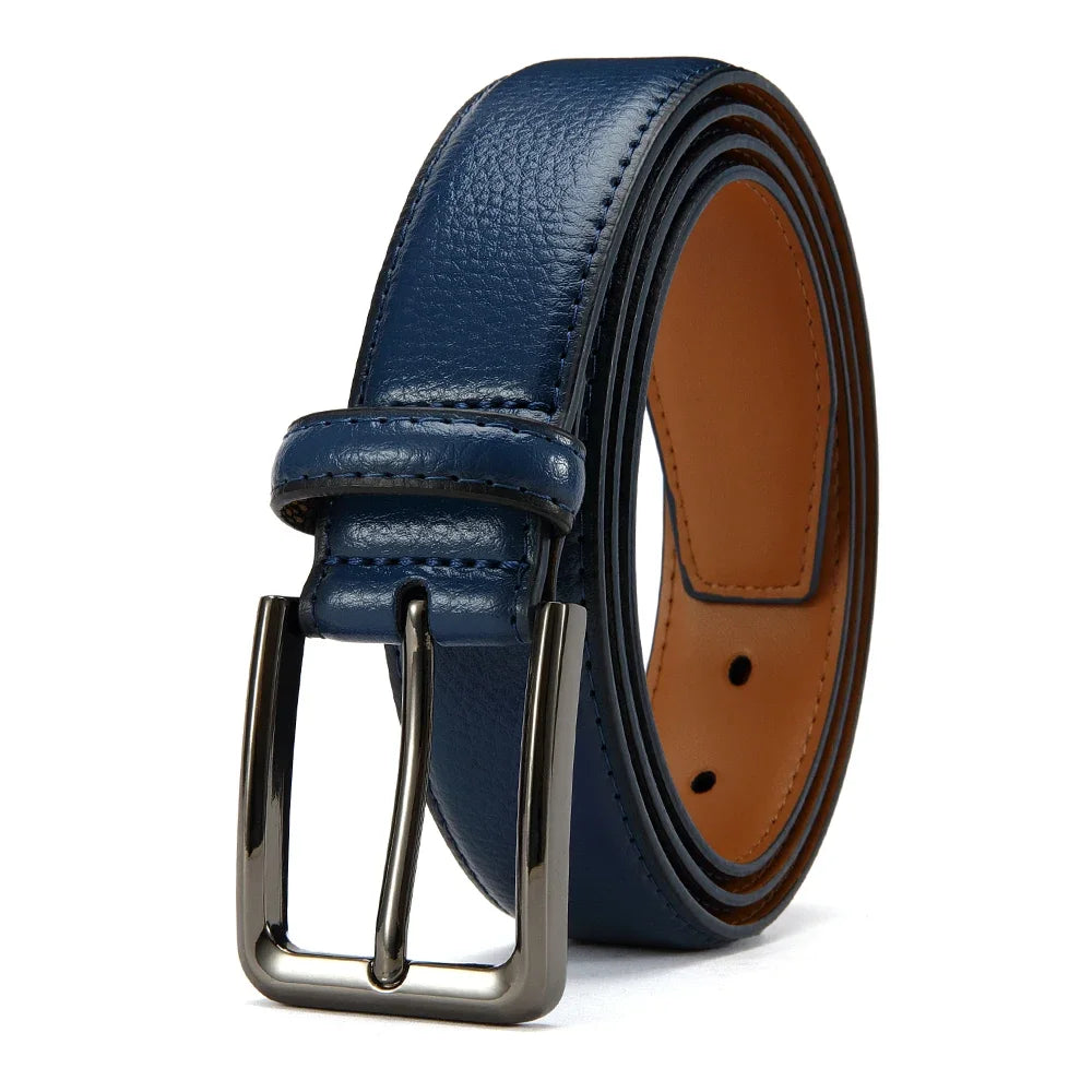 Men's High-quality Genuine Leather Automatic Buckle Belt