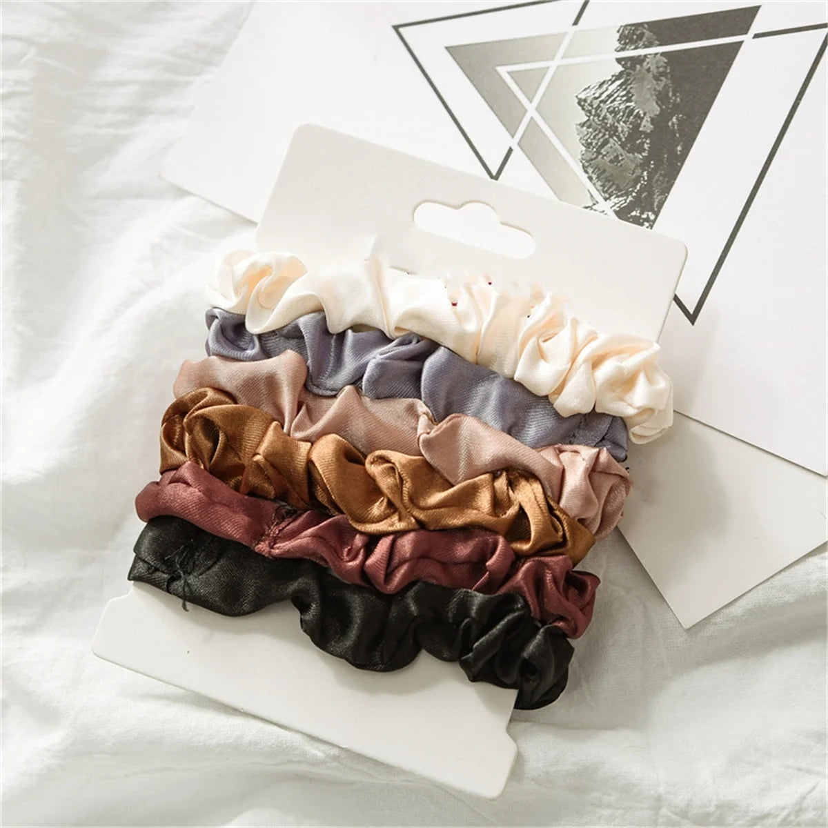 Satin Hair Scrunchies for Women