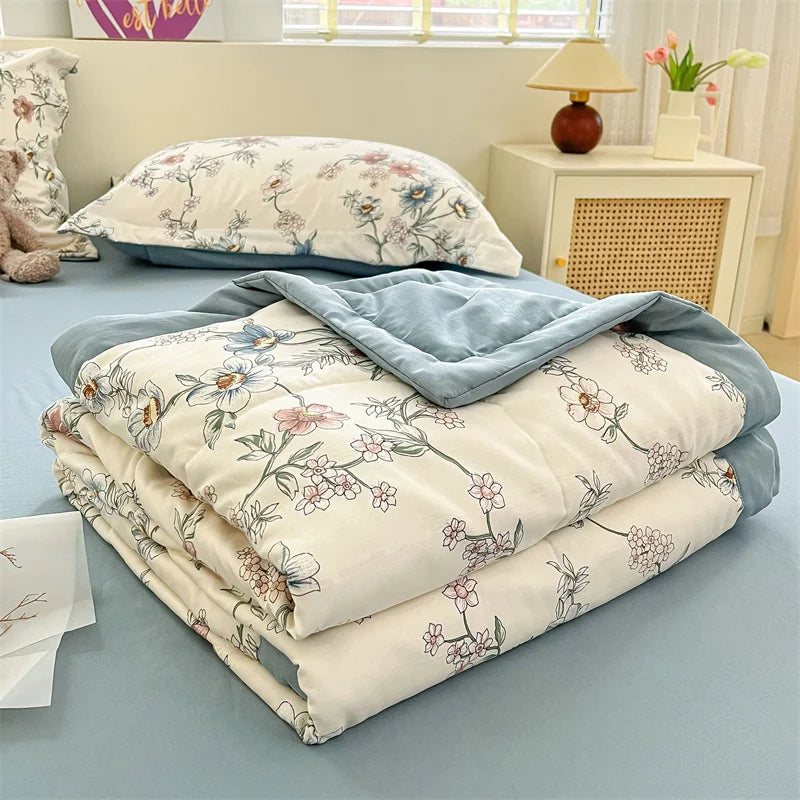 Printed Thin Duvet Blanket