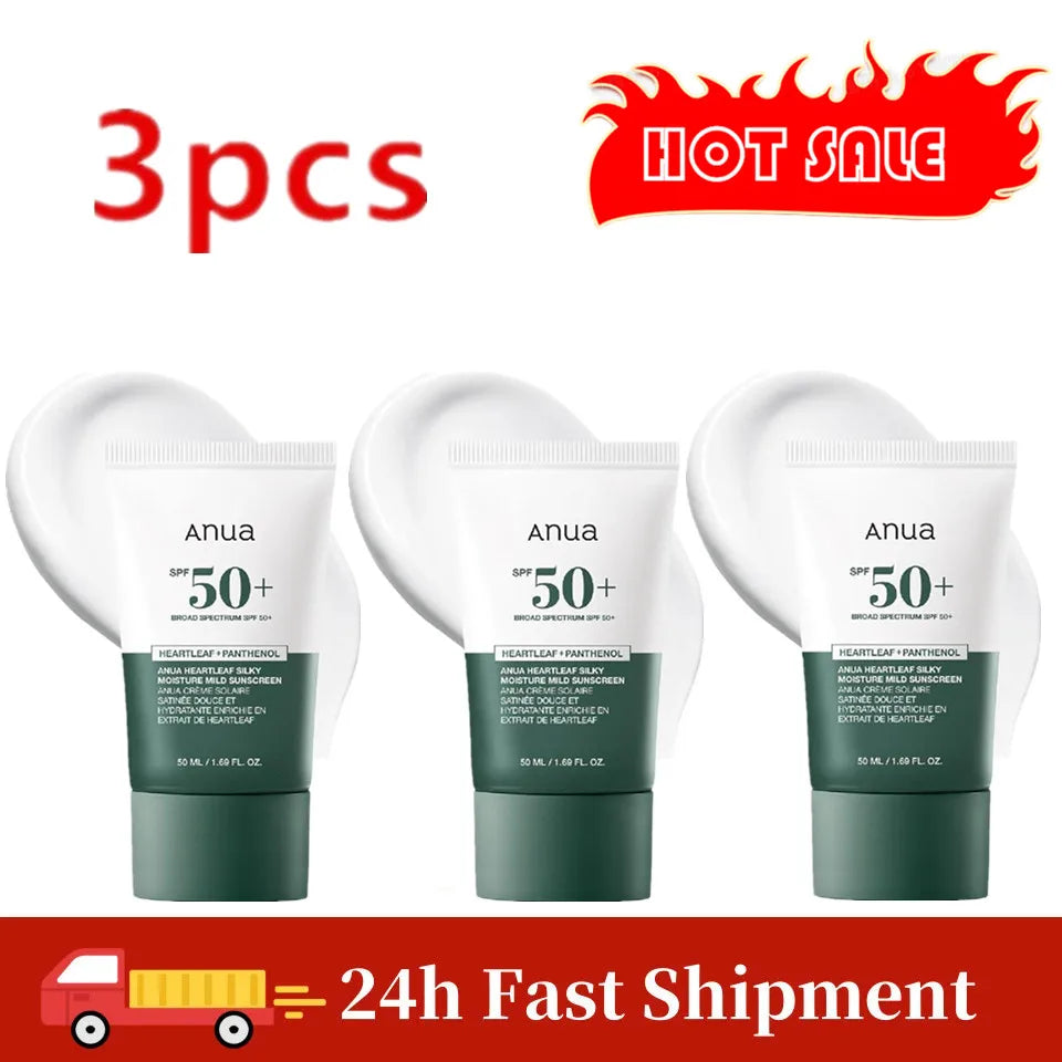 Heart leaf Moisturizing Sunscreen Deep Cleaning Face Cream