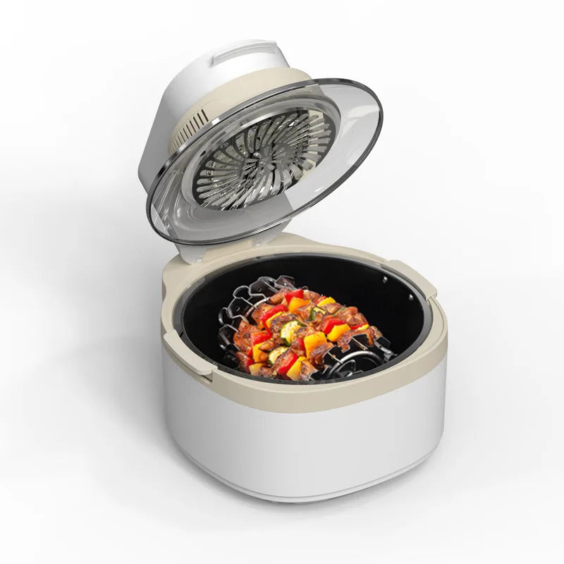 Air Fryer Large Capacity Flip-Free Roast Chicken Household 8L Intelligent New Electric Oven Electric Fryer